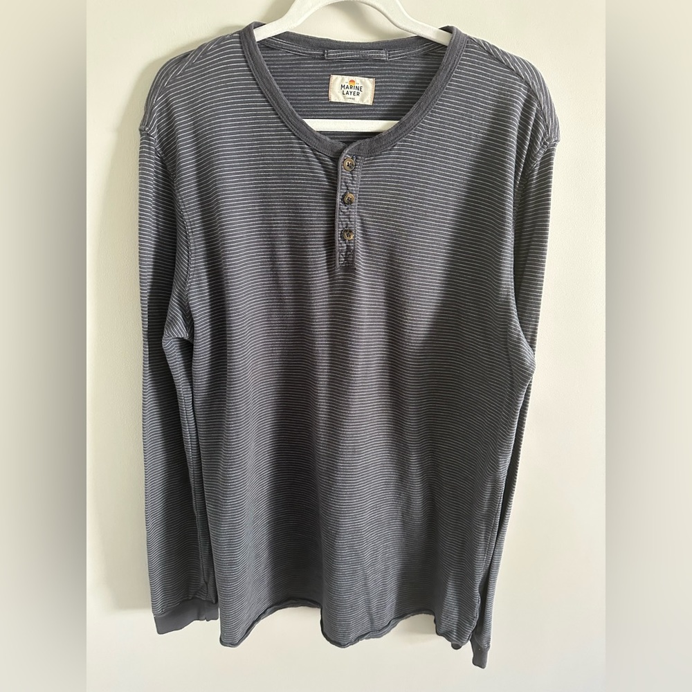 Marine Layer Men’s Grey Henley